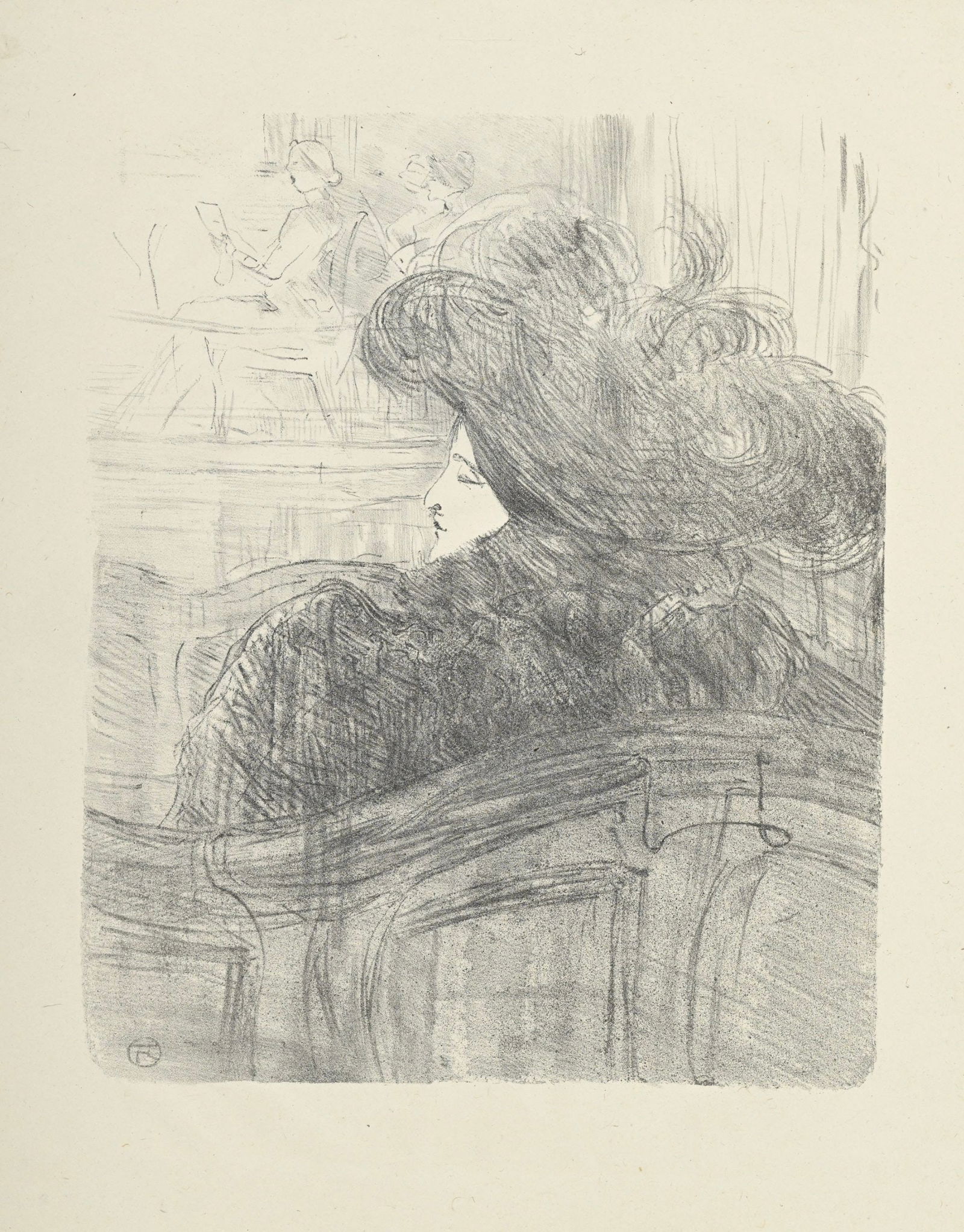 Henri De Toulouse : Lautrec - Portraits d’Acteurs et d’Actrices : Cleo de Merode, 1898 (1 of 5)