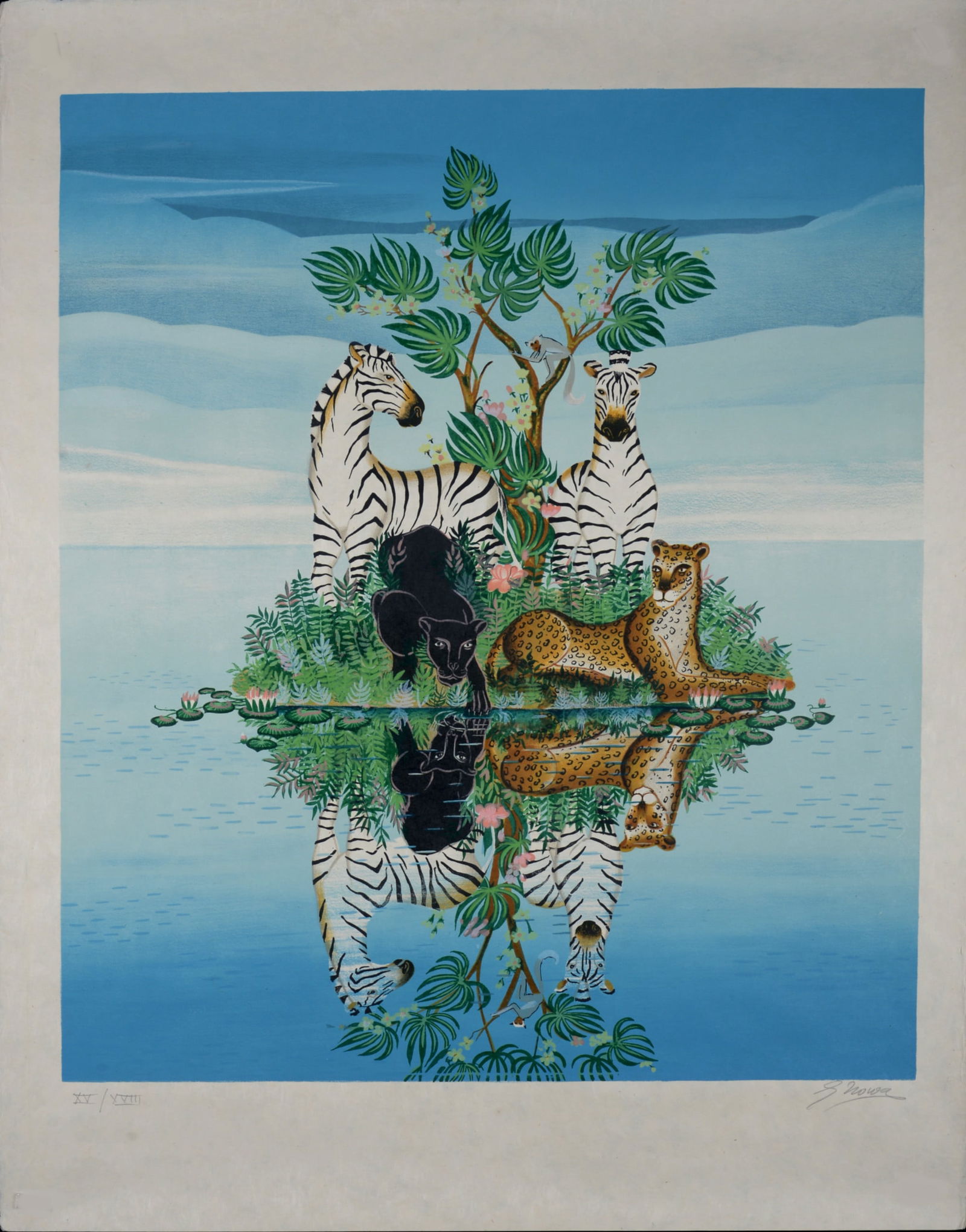 Gustavo Novoa - Le Refuge, circa 1977 - Hand-signed (1 of 6)