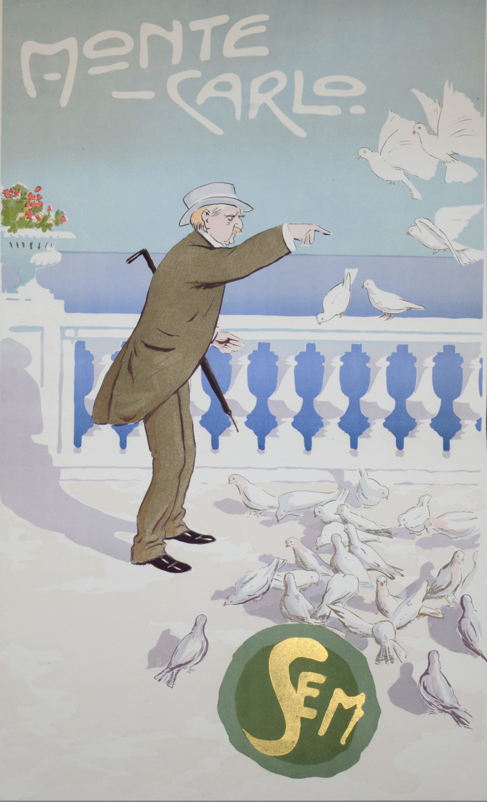 Georges Goursat, alias SEM - Monte-Carlo, 1909 (1 of 5)