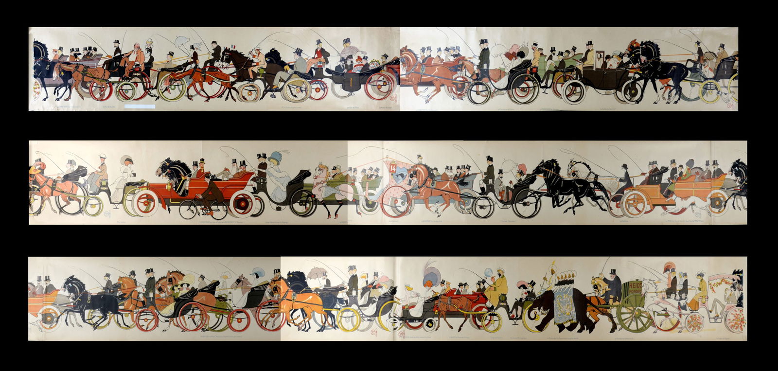 SEM -  Le Retour des courses, 1910 (1 of 8)