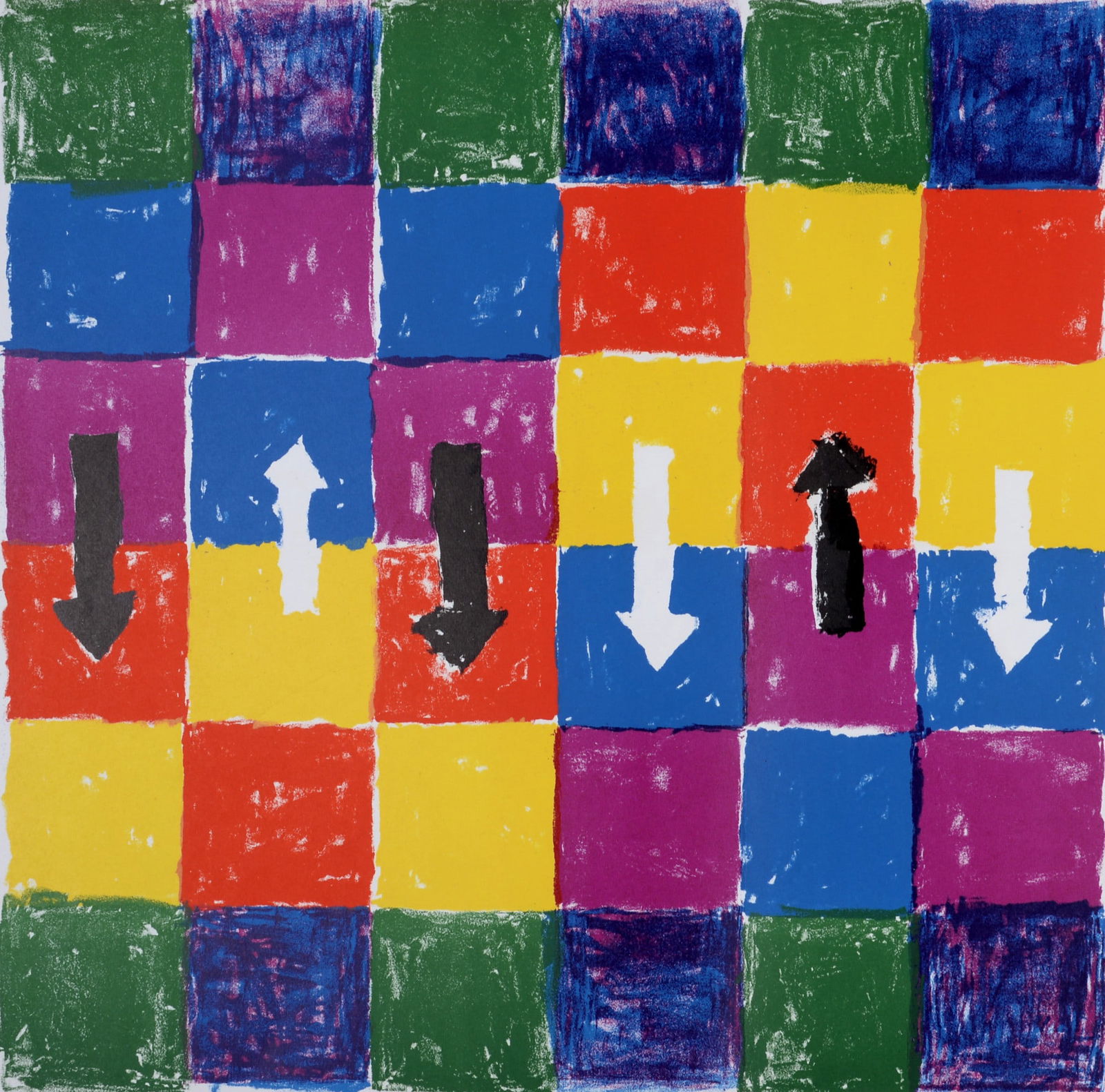 Alfred Jensen - One Cent Life : Little Camelia, 1964: Alfred Jensen (1903-1981)Little Camelia, 1964Original lithograph on wove paper, printed on double pages.Signed on the plate lower right margin.Dimensions:+ Size of the sheet: 41 x 58 cm / 16,1 x 22.8