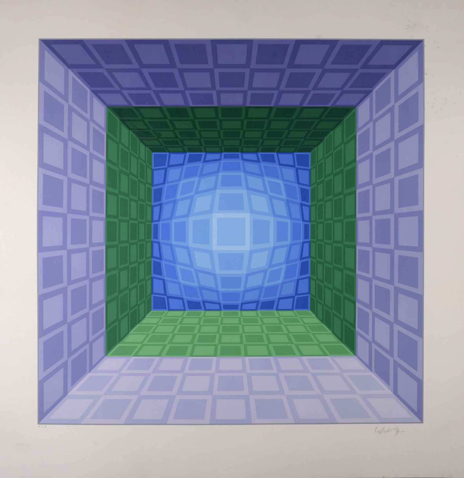 Victor Vasarely : Dorlac, 1989 - Hand-signed (1 of 7)