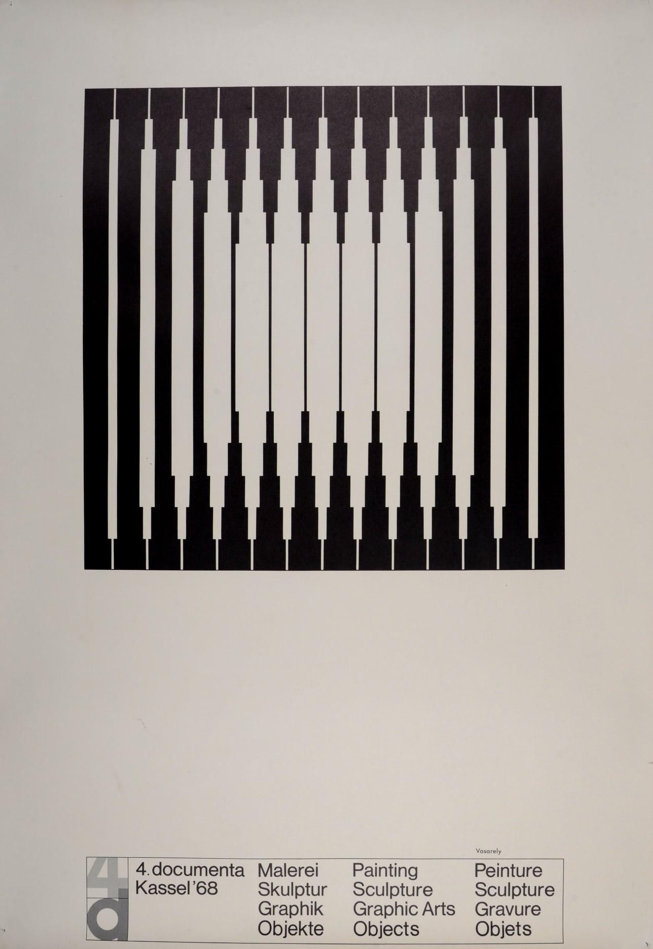 Victor Vasarely : 4 documenta, Kassel, Germany, 1968 (1 of 5)