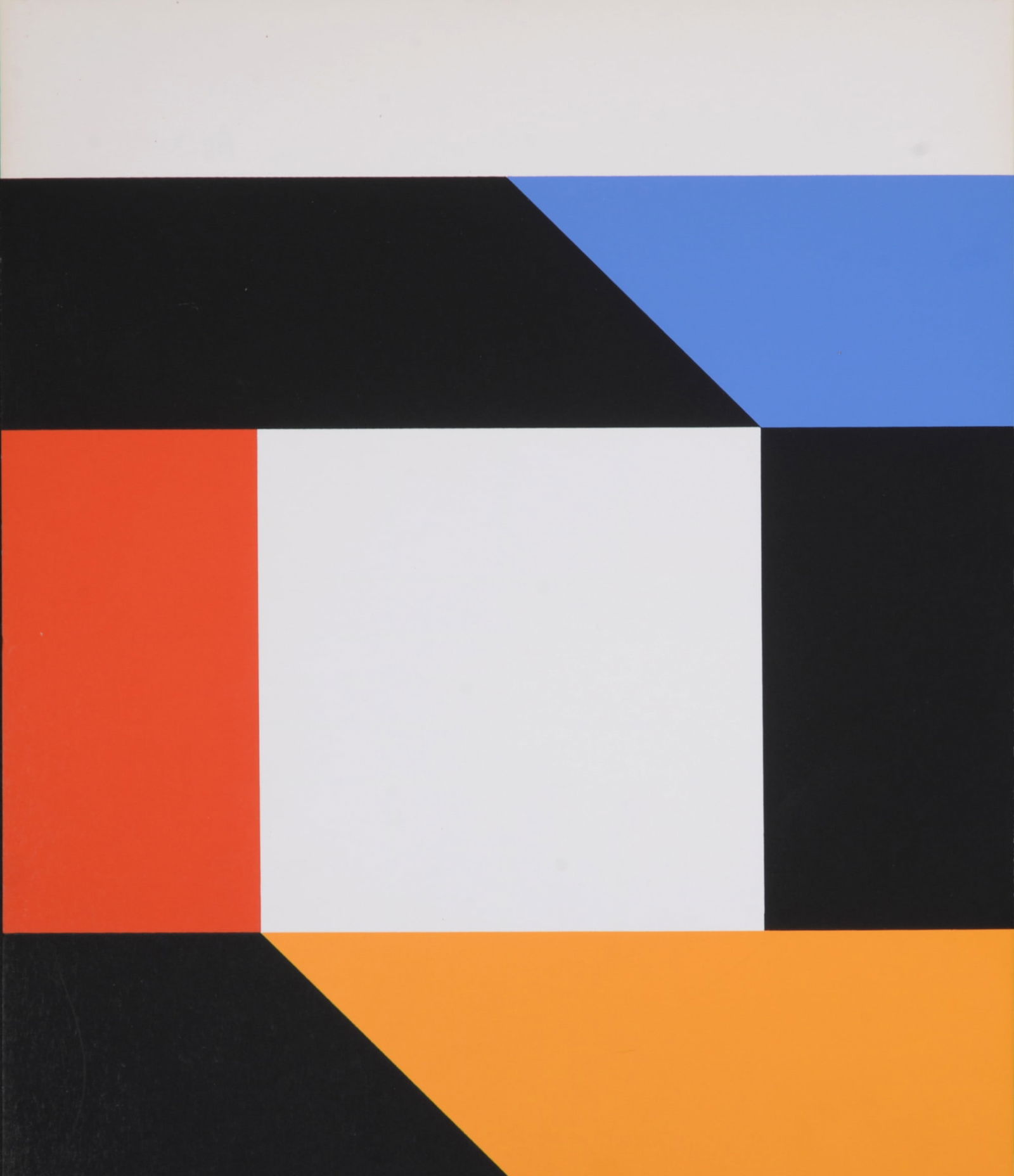 Max Bill - Abstract composition, 1971: Max Bill (1908-1994)Abstract composition, 1971Serigraph on wove paperDimensions :+Size of the sheet : 34,5 cm x 30 cm / 13.7 in. x 11,8 in.From the Domberger Siebdruck-Kalender portfolio, 1971Size of