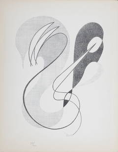 Cesar Domela : Composition, 1946 - Hand-signed: Cesar Domela (1900-1992)Composition, 1946Lithograph on wove paper.Hand-signed in pencil lower right.Numbered in pencil 92/100 lower left.Dimensions :+ Size of the sheet: 32 x 24 cm / 12,6 x 9,4 in.Iss