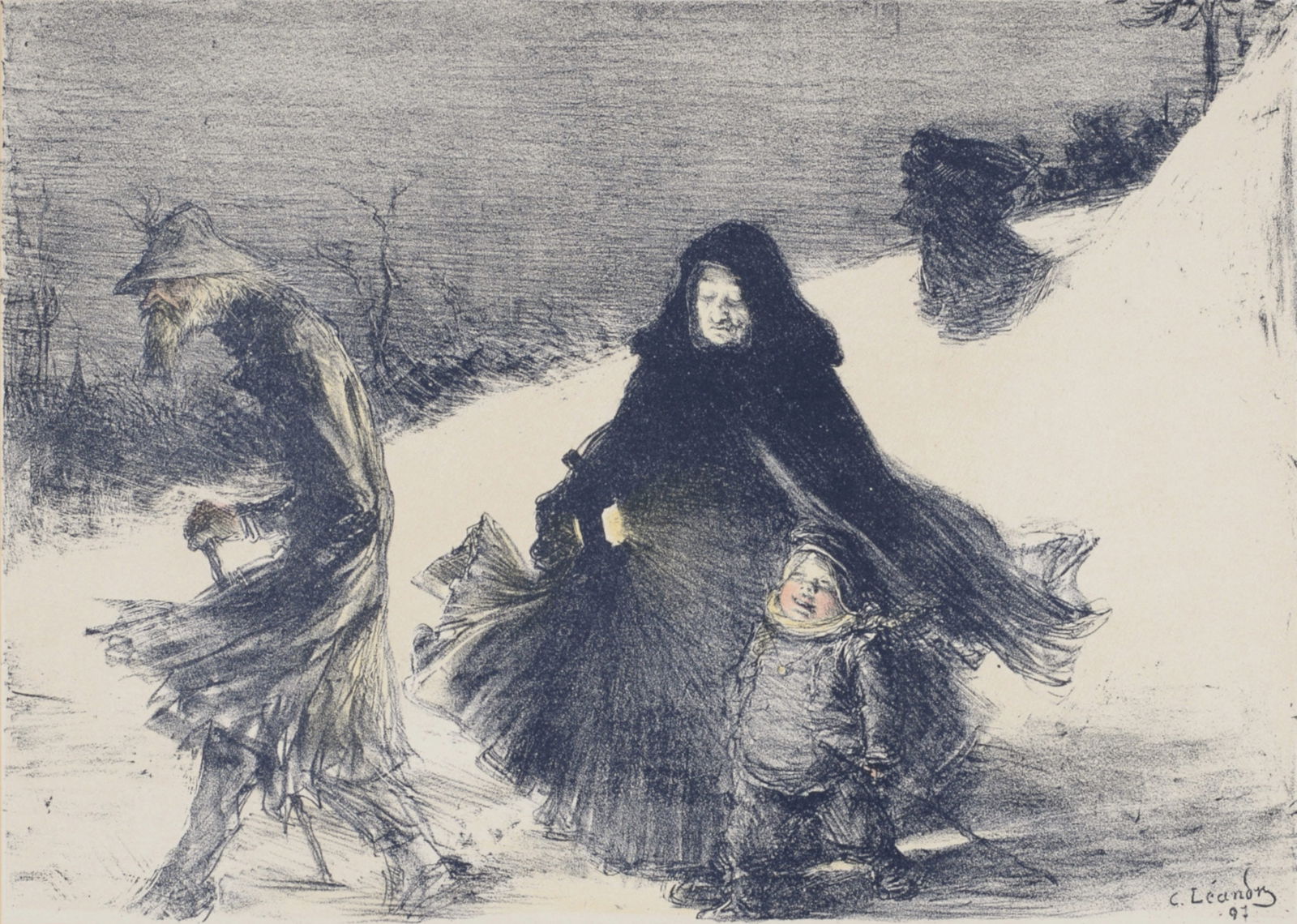 Charles Leandre - Noel, 1897 (1 of 6)