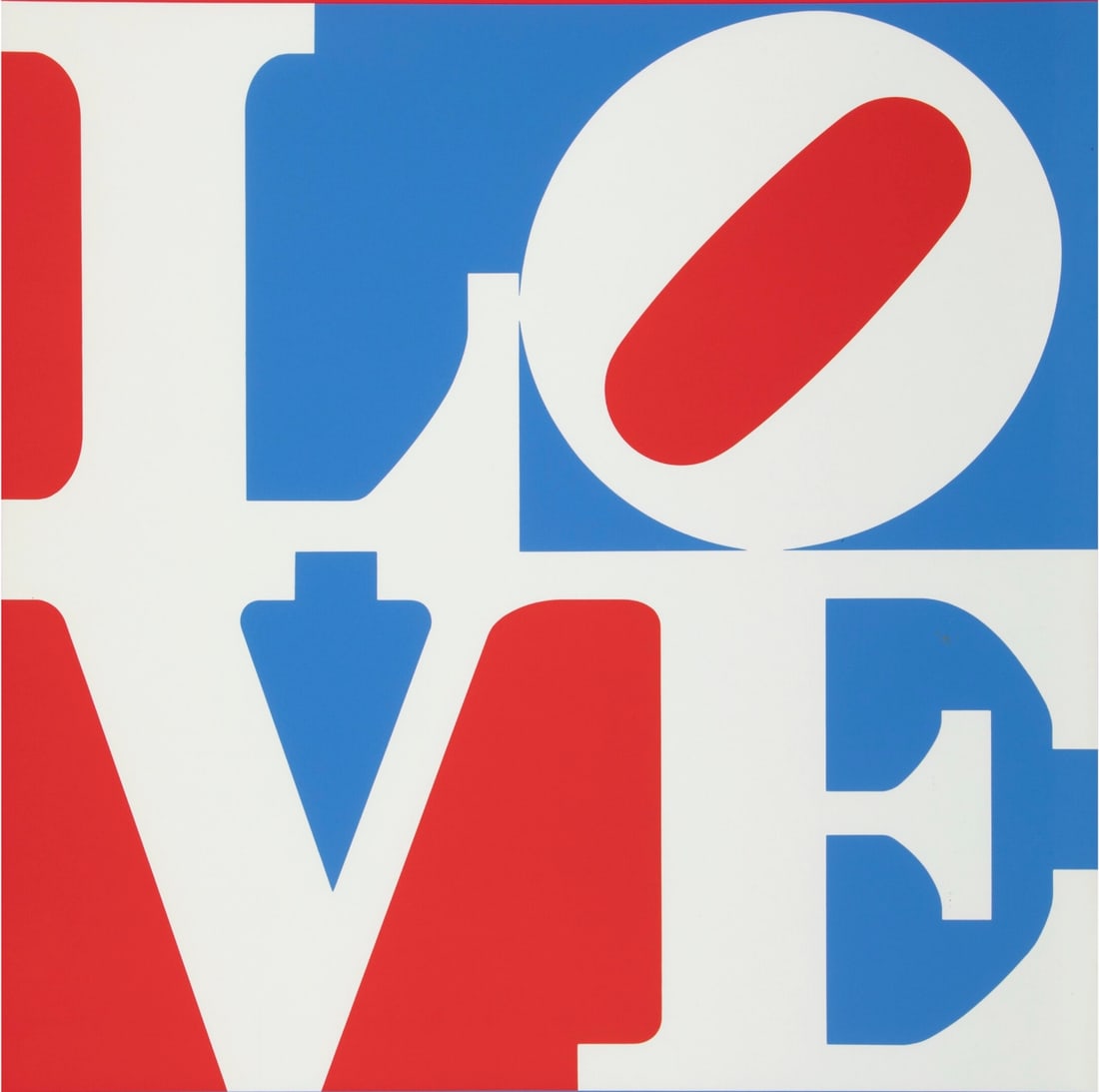 Robert Indiana : Louisiana, LOVE, 1972 – Hand-signed (1 of 5)
