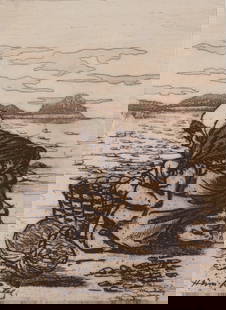 Henri Boutet - Cancalaise (B), c. 1900: Henri Boutet (1851-1919)Cancalaise, c. 1900 Etching on Verge paper.Signed on the plate lower left margin.Dimensions:+Size of the sheet: 34 x 50 cm / 13,3 x 19,6 in.+Size of the image: 21,5 x 15,5 cm /