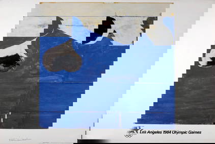 Richard Diebenkorn - Olympic Games Los Angeles, 1984 - Hand-signed (1 of 6)