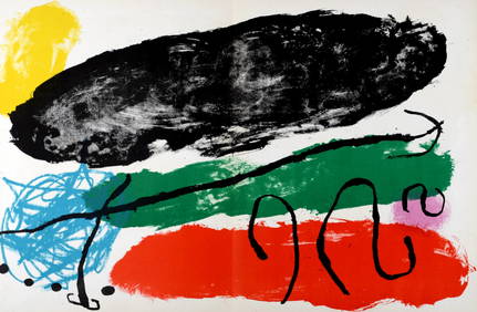 Joan MIRO - Le Disque Rouge, 1960 (1 of 5)