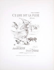 Henri de Toulouse-Lautrec - Ce que dit la pluie, 1895 (1 of 4)
