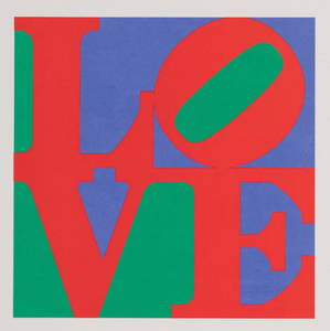 Robert Indiana : The Philadelphia Love, 1975 - Hand-Signed