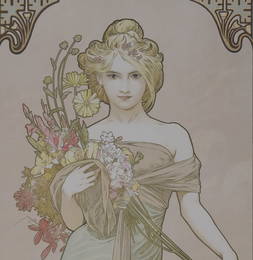 Alphonse Mucha : Spring, 1900