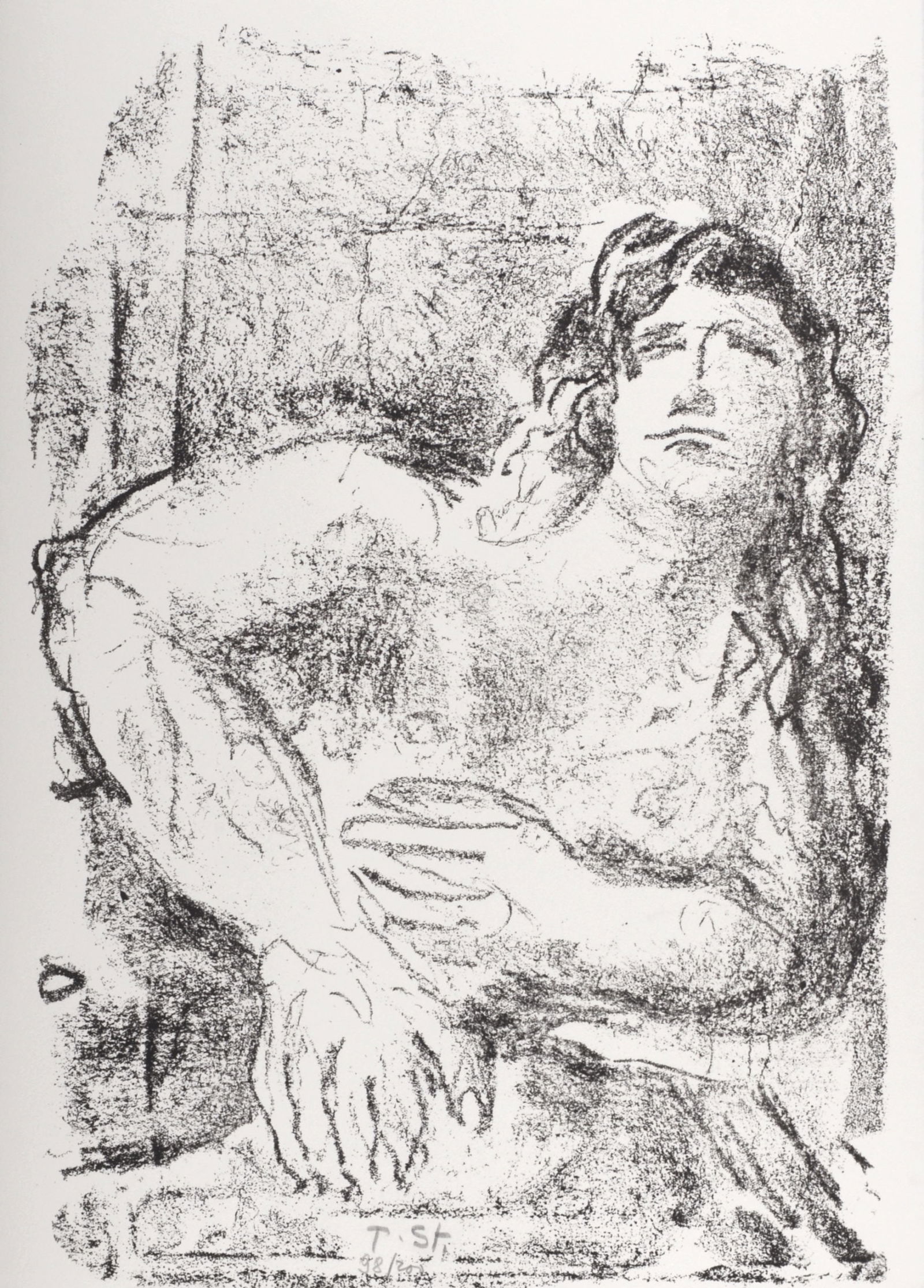 Toni Stadler - The Men, 1972 - Hand-signed (1 of 5)