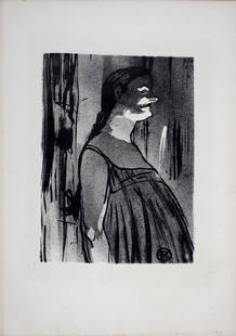 Henri De Toulouse-Lautrec : Madame Abdala, Le Cafe Concert, 1893: Henri De Toulouse-Lautrec (1864-1901)Madame Abdala, Le Cafe Concert, 1893Lithograph on Velin paper.Signed on the plate in the right margin, with Toulouse-Lautrec's monogram.Dimensions:+ Size of the sh