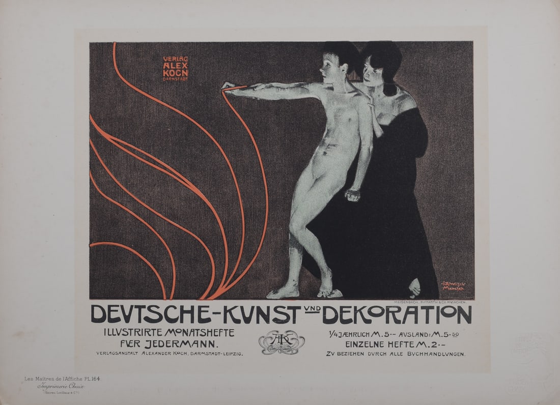 Joseph Rudolf Witzel : Les Maitres de L’Affiche - Deutsche Kanst und Dekoration, 1899 (1 of 5)