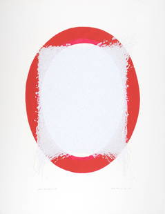 Bernd Berner : Composition #C, 1965 - Hand-signed: Bernd Berner (1930-2002)Composition #C, 1965.Original silkscreen on wove paper.Hand-signed on the bottom right of the sheet.Hand-written "Probedruck" (trial proof) on the bottom left of the sheet.Dime