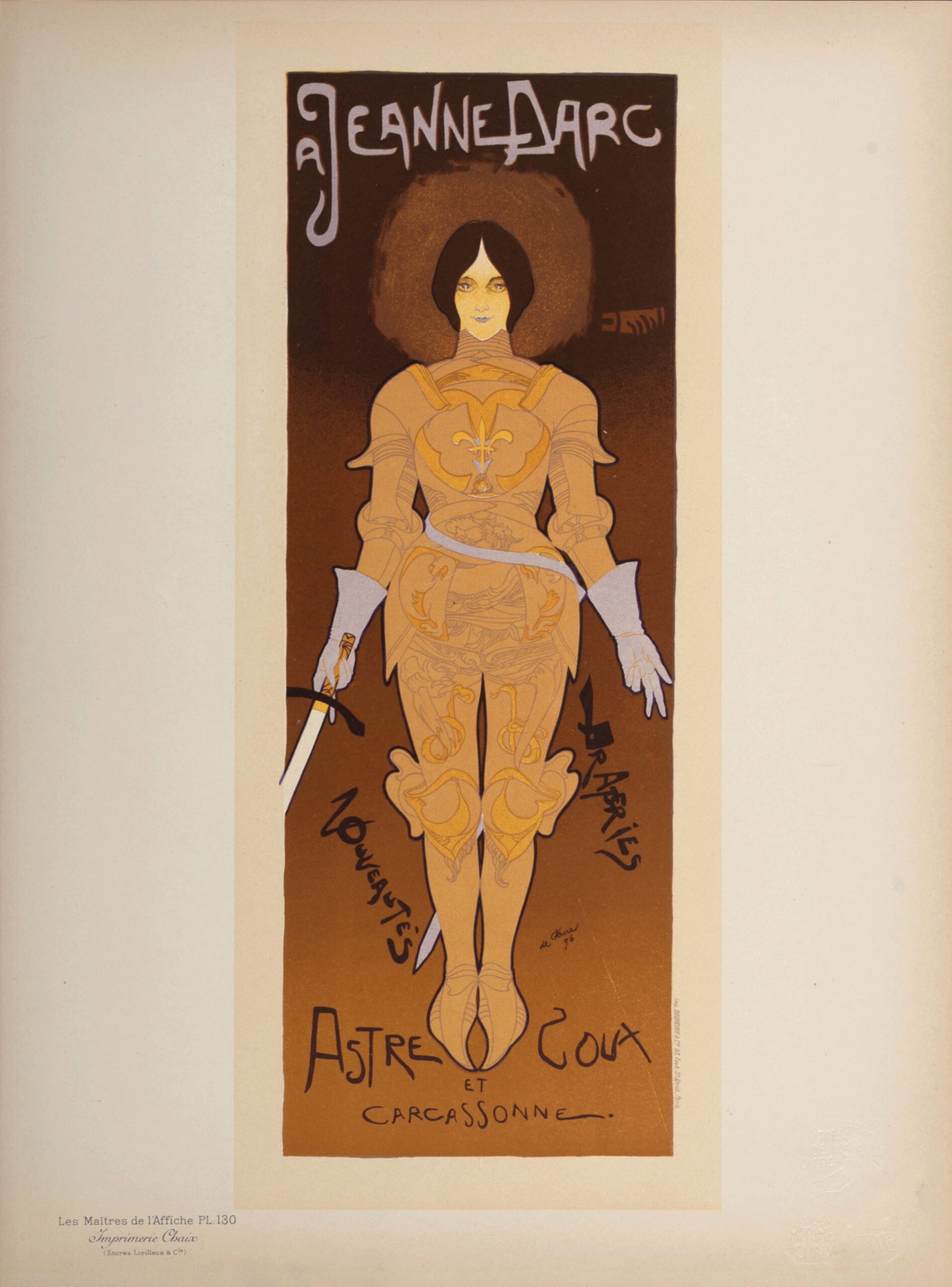 Georges De Feure : Les Maitres de L’Affiche - A Jeanne d'Arc, 1898 (1 of 7)