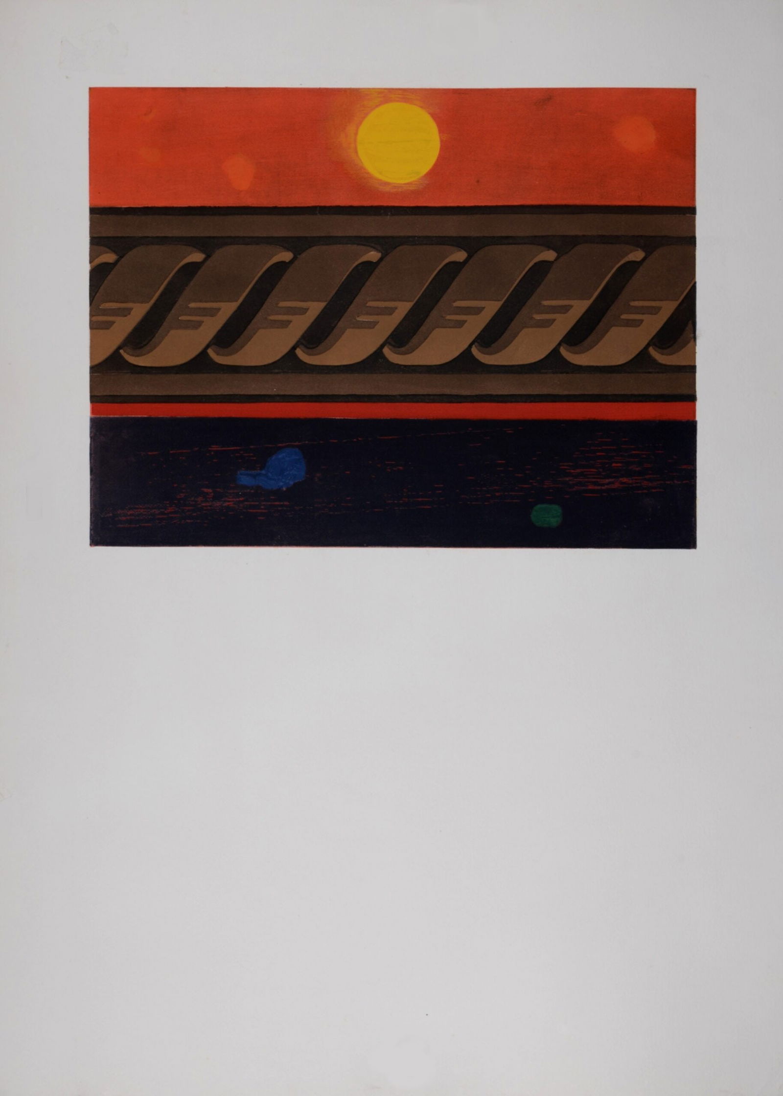 Max Ernst : Un caprice de la nature, 1961: Max Ernst (1891-1976)Un caprice de la nature, 1961Serigraph in colors on wove paperDimensions :+ Size Sheet : 65 x 46 cm / 25,6 x 18,1in.+ Image size : 27 x 35cm / 10,6 x 13,7 in.Printed by Jacomet, P