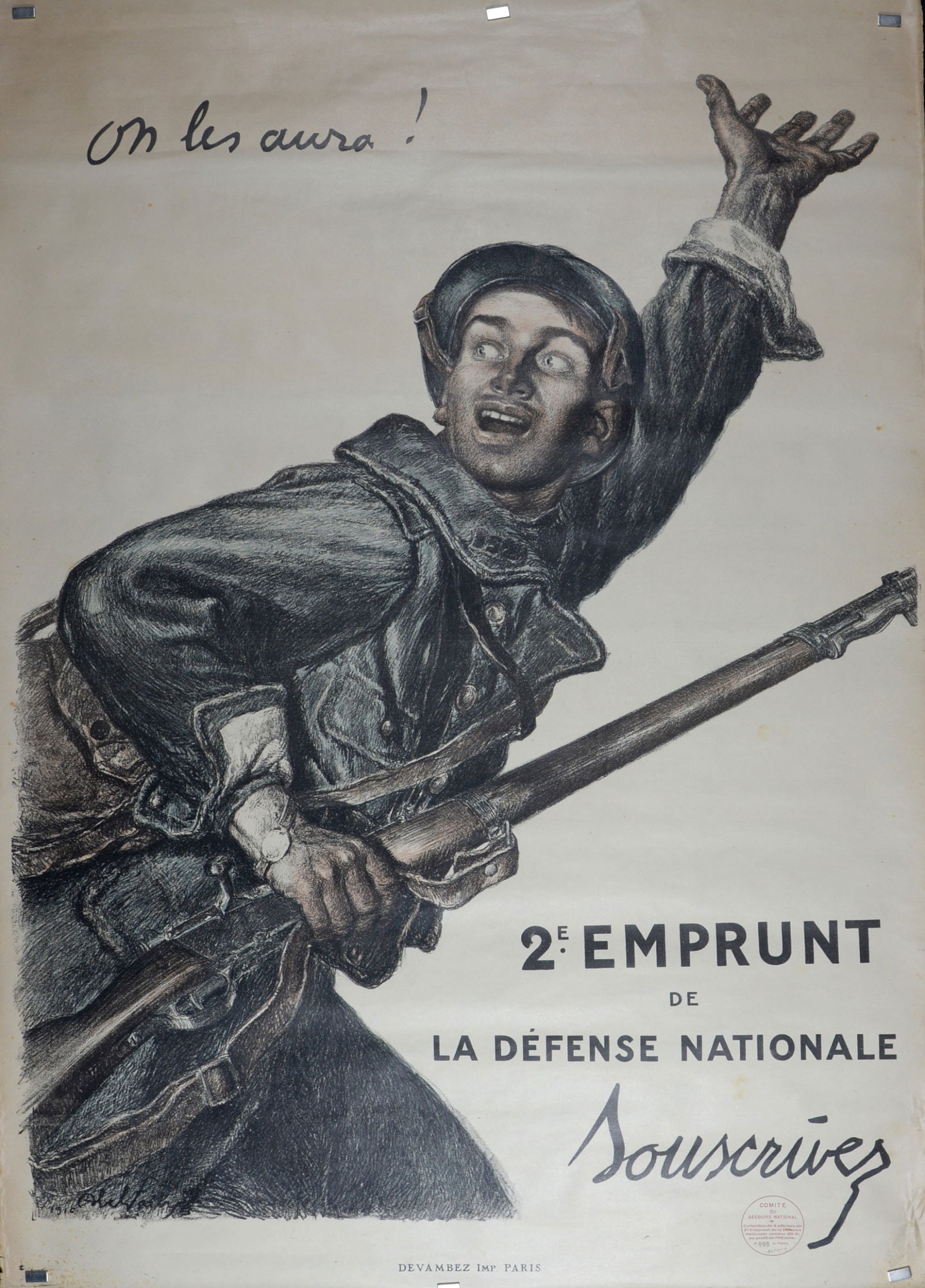 Abel Faivre : 2eme Emprunt de la Defense Nationale, 1918 (1 of 5)