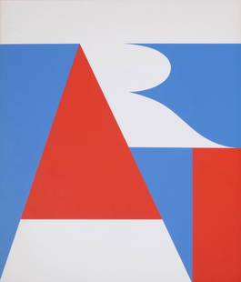Robert Indiana - The American Art, 1971: Robert Indiana (1928-2018)The American Art, 1971Serigraph on wove paperDimensions :+Size of the sheet : 35 cm x 30 cm / 13.7 in. x 11,8 in.From the Domberger Siebdruck-Kalender portfolio, 1971Edition: