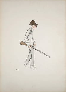 Georges Goursat, alias SEM - Charles Desmons, 1904: Georges Goursat, alias SEM (1863-1934)Charles Desmons, 1904Lithograph on wove paper.Signed on the plate.Dimensions:+Size of the sheet: 52 x 36 cm / 20,4 x 14,1 in.Issued from the in-folio "Album 14 Pa