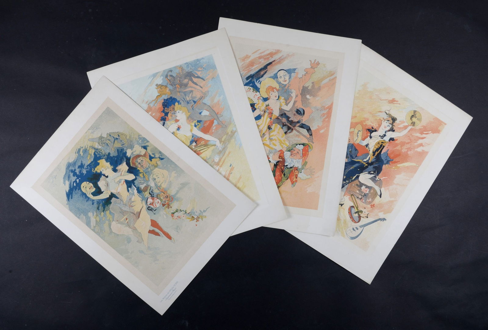 Jules Cheret : Les Arts (La Comedie, La Danse, La Pantomime et La Musique), 1900 (1 of 9)