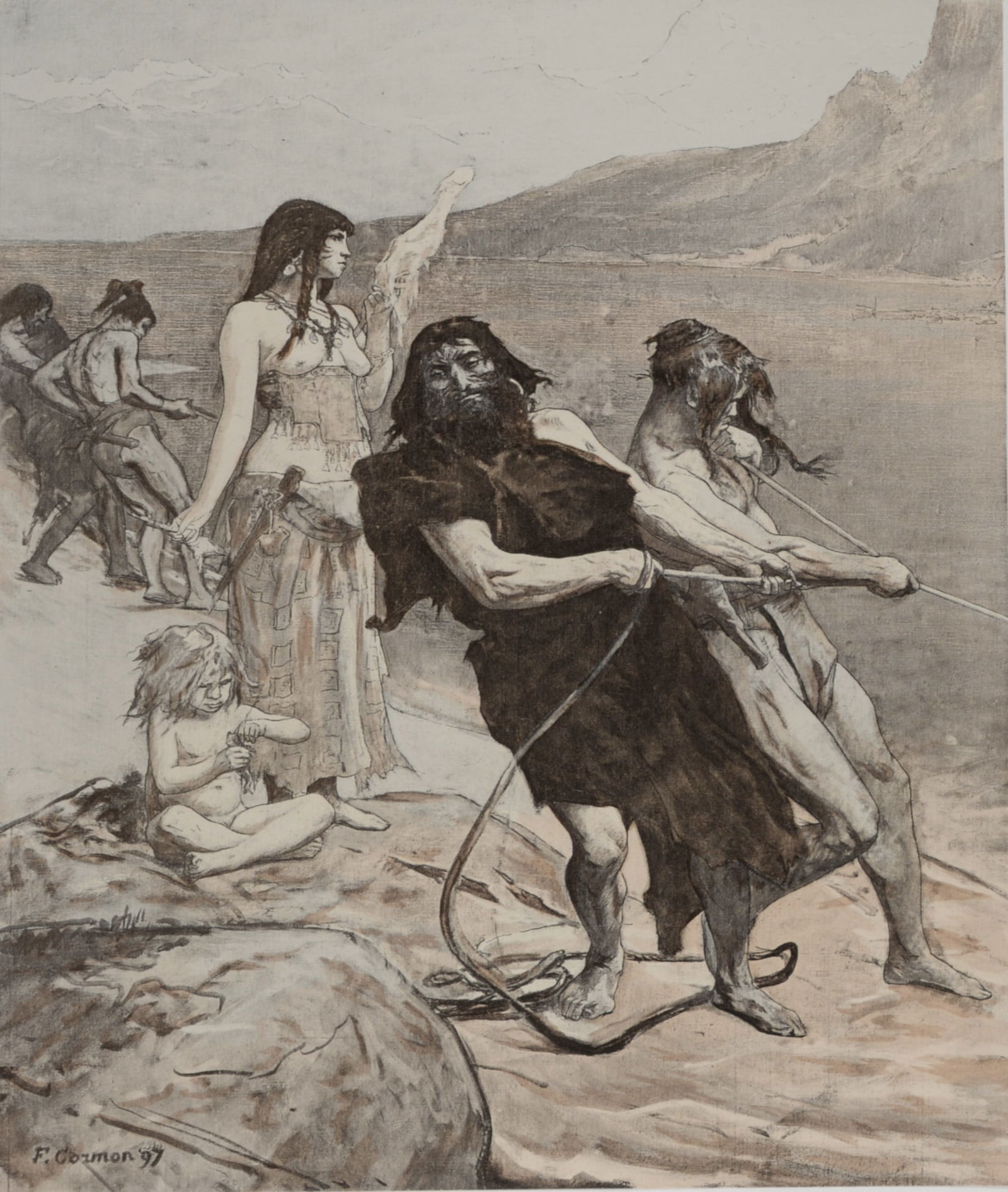 Fernand Cormon - Cite Lacustre, 1897 (1 of 5)