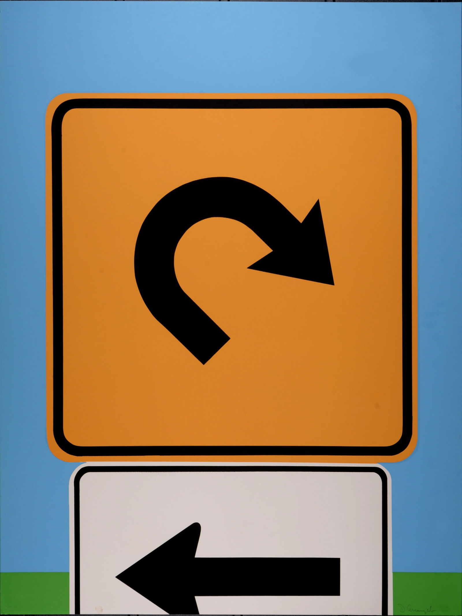 Allan D'Arcangelo - American Landscape #3, 1965 (1 of 5)