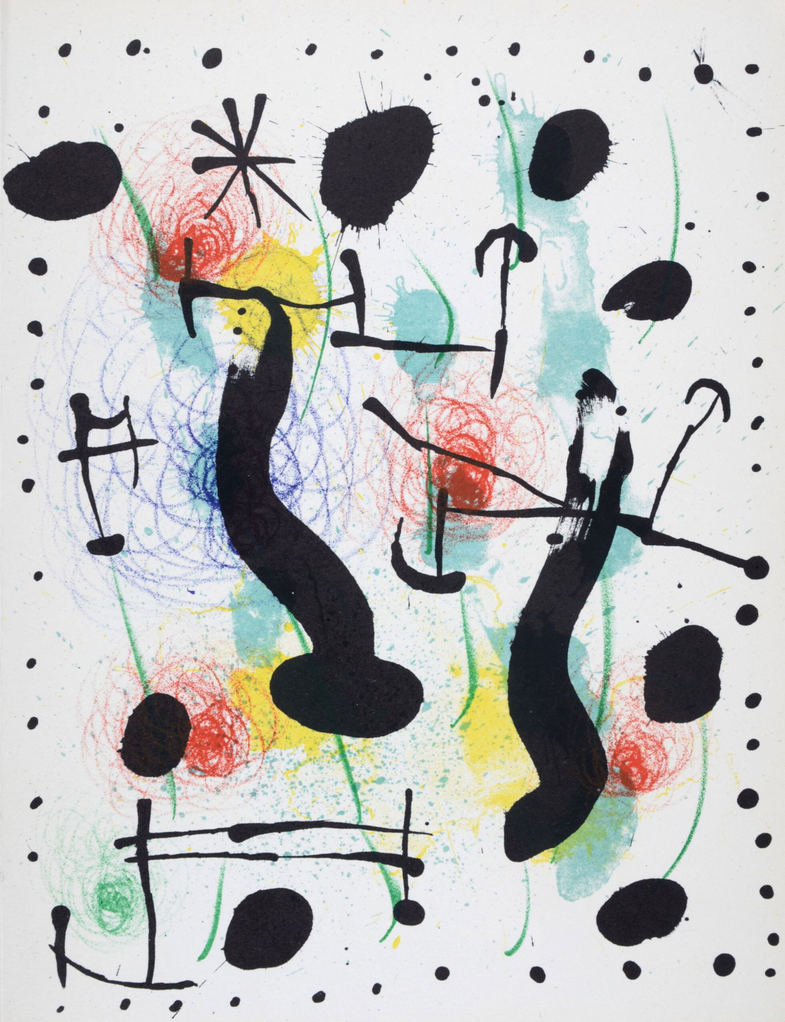 Joan Miro : Composition, 1966 (1 of 5)