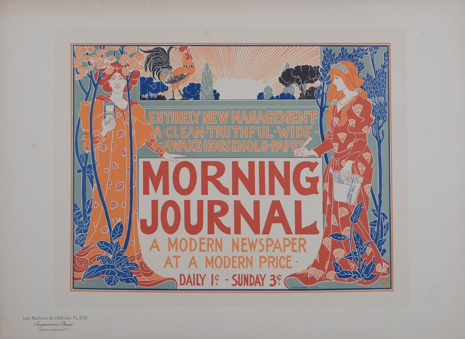 Louis Rhead : Les Maitres de L’Affiche - Morning Journal, 1900 (1 of 6)