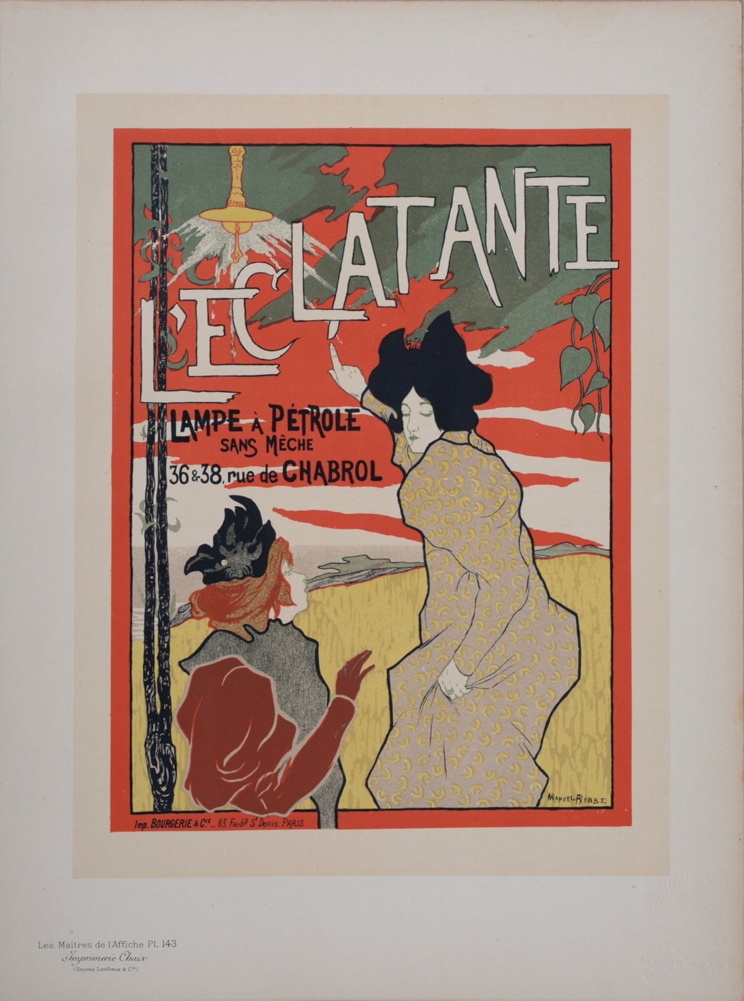 Manuel Robbe : Les Maitres de l'Affiche - L'Eclatante,1898 (1 of 6)