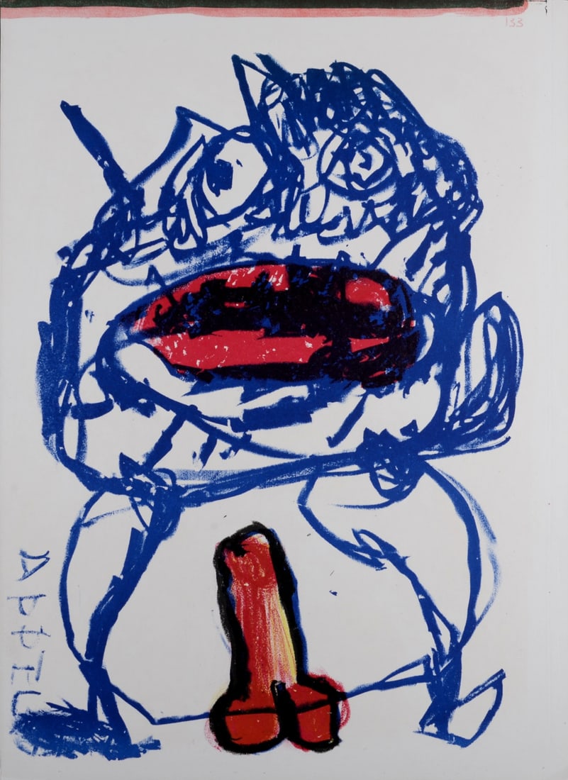 Karel Appel : Untitled, One Cent Life, 1964 (1 of 5)