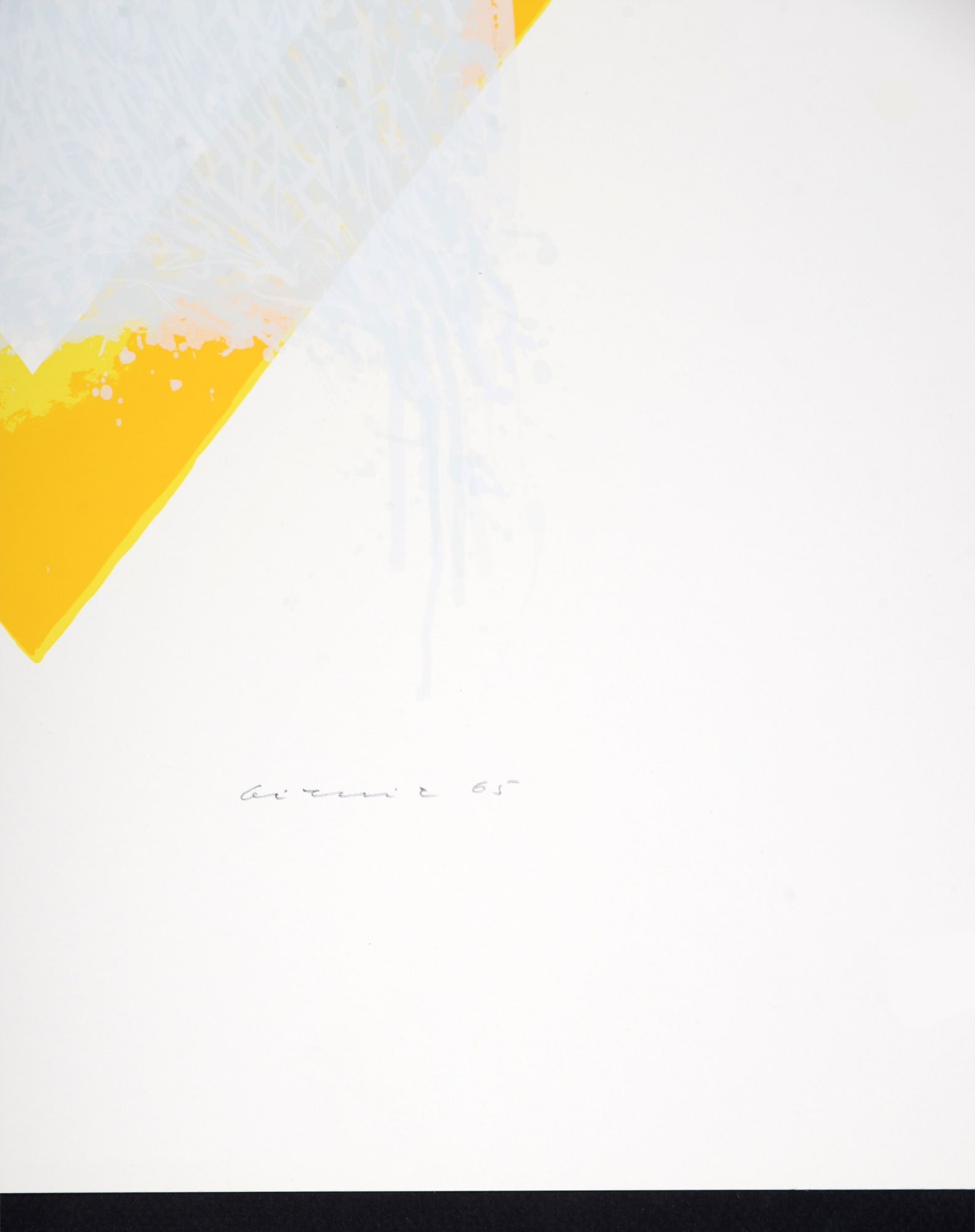 Bernd Berner : Composition #E, 1965 - Hand-signed - 3