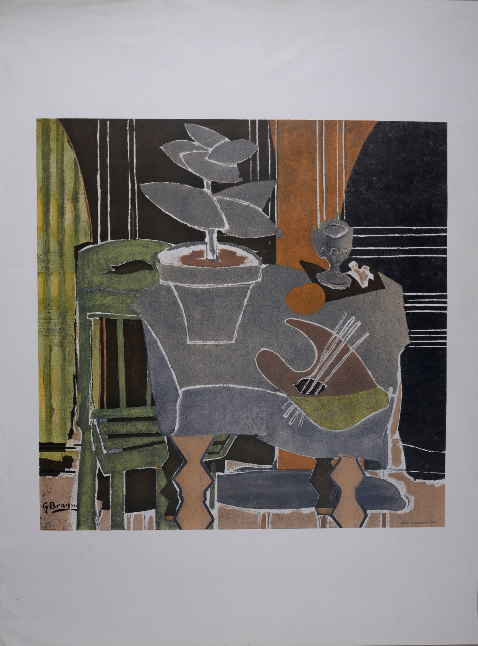 Georges Braque - Nature morte a la palette, 1960 (1 of 7)