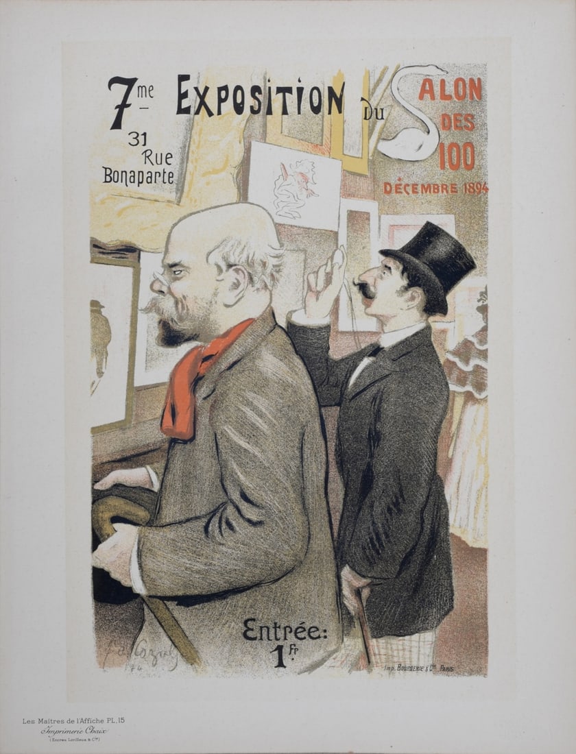 Frederic-Auguste Cazals - Les Maitres de L’Affiche : 7e Exposition du Salon des Cent, 1896 (1 of 6)