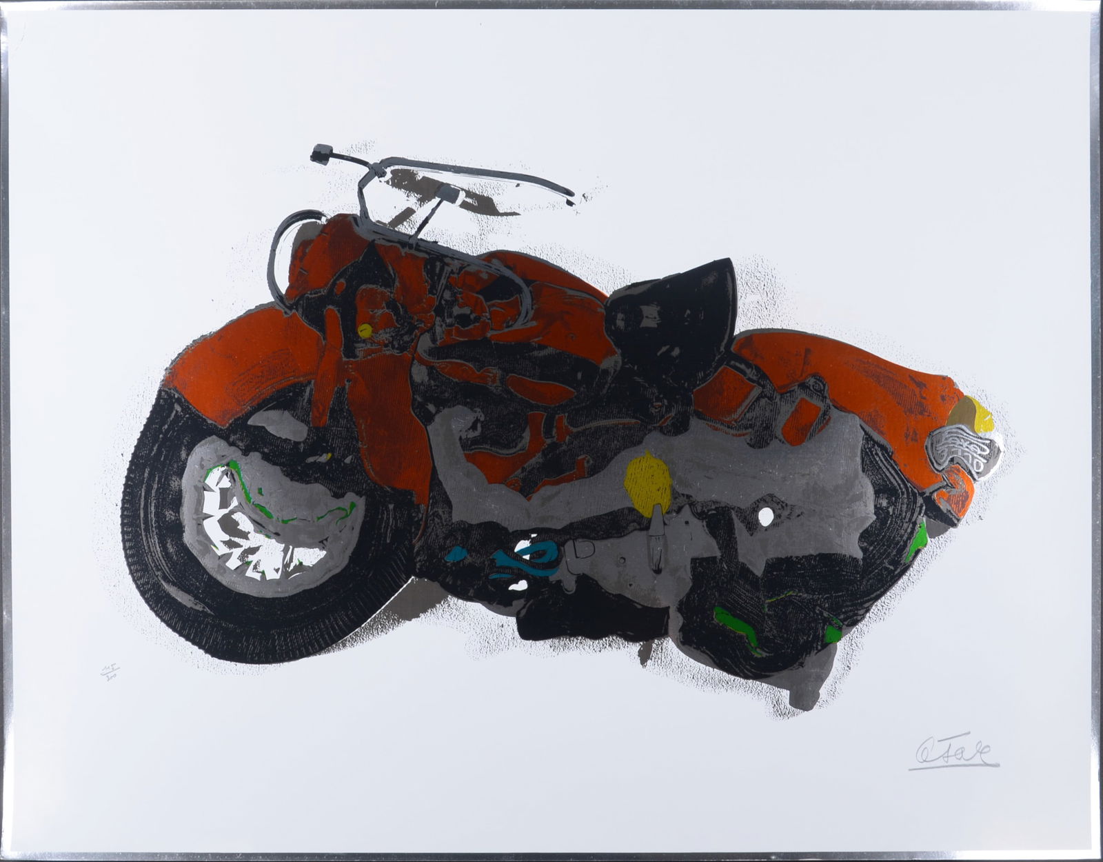 Cesar Baldaccini - Compression de moto, 1972 - Hand-signed (1 of 8)