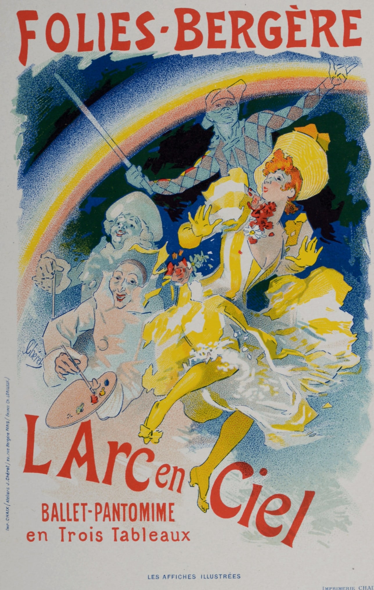 Jules Cheret - Folies-Bergere : L'Arc en Ciel, 1896 (1 of 5)