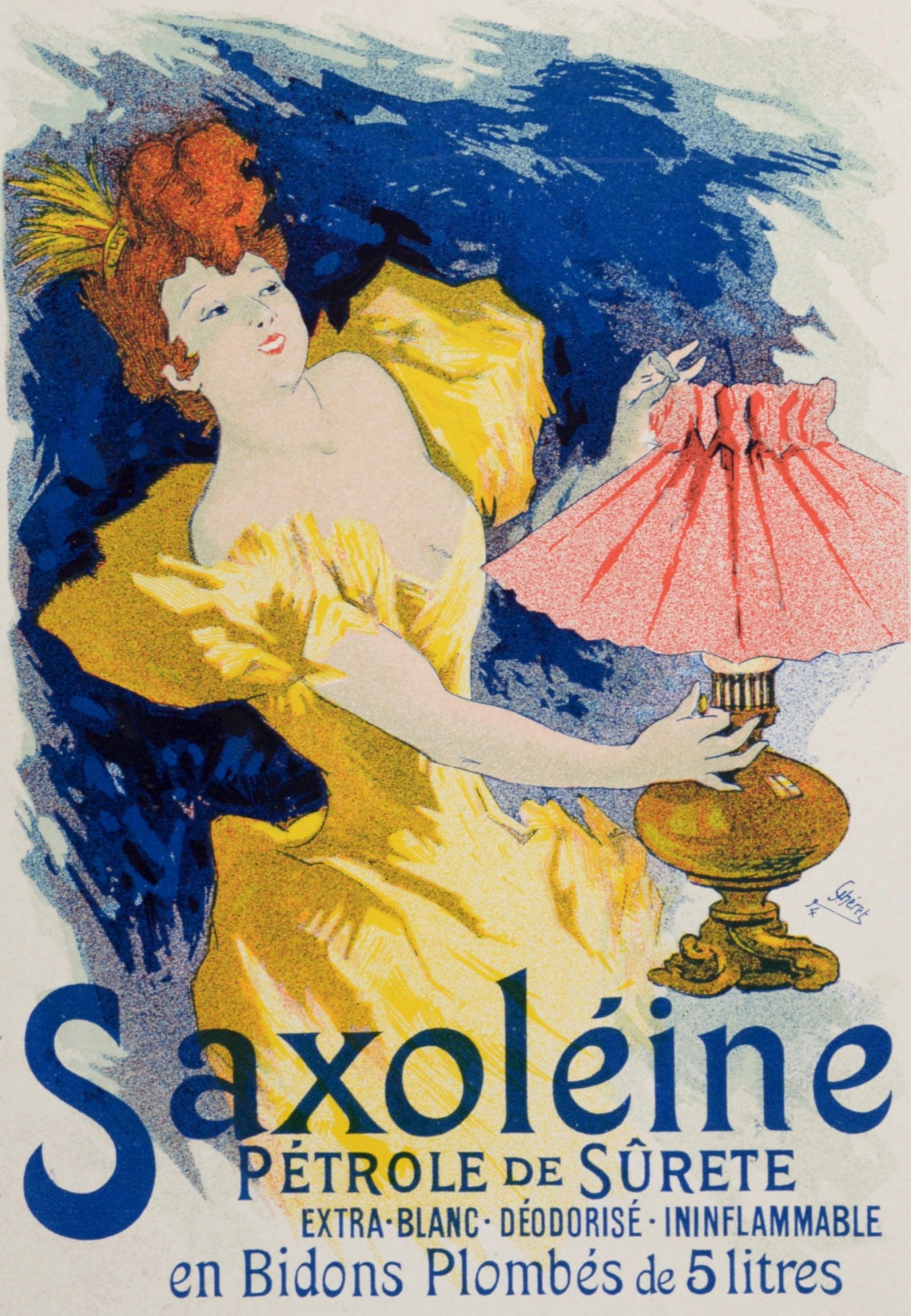 Jules Cheret - Saxoleine, 1896 (1 of 6)
