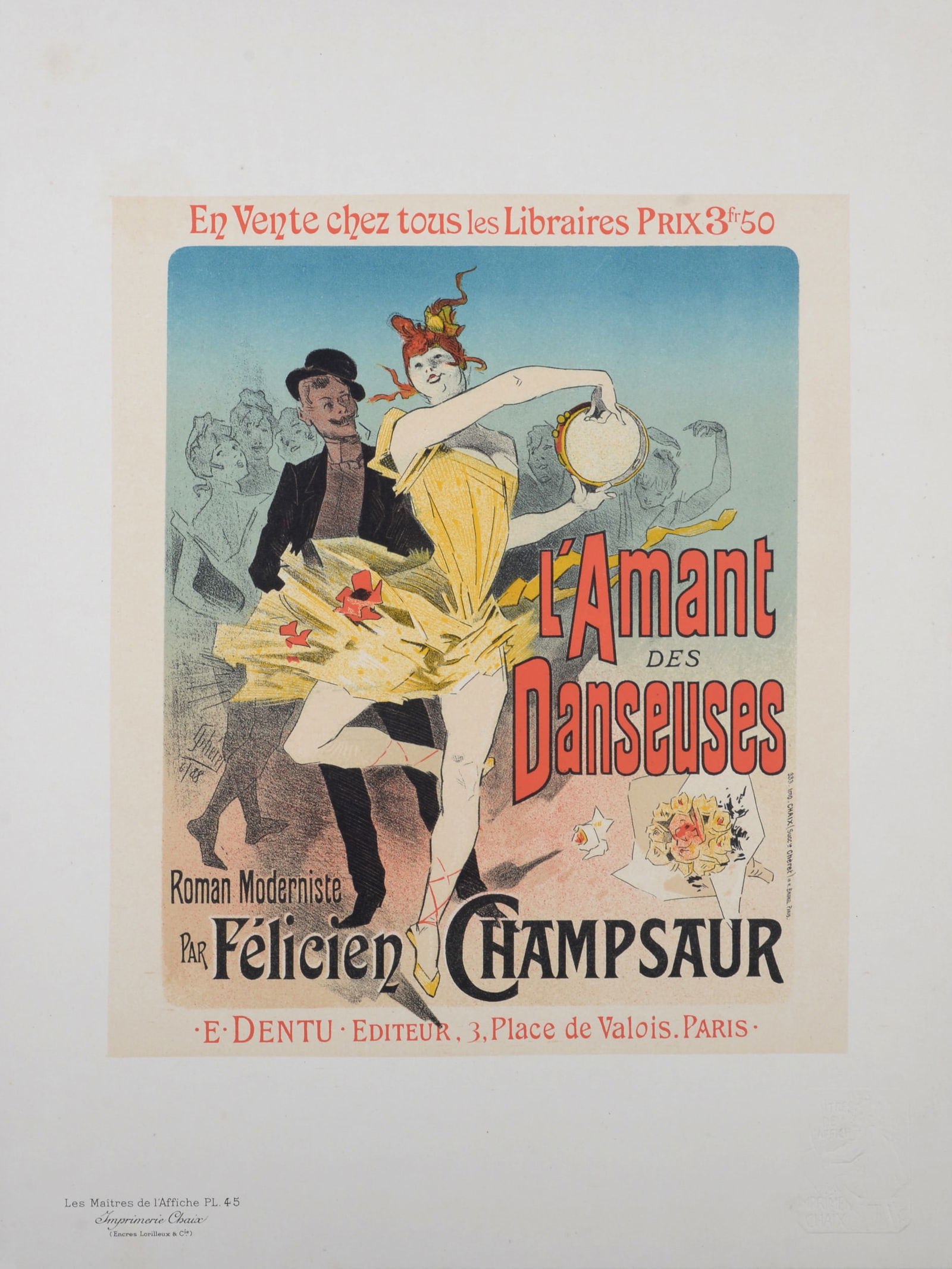 Jules Cheret - Les Maitres de l'Affiche : L'Amant des Danseuses, 1896 (1 of 7)