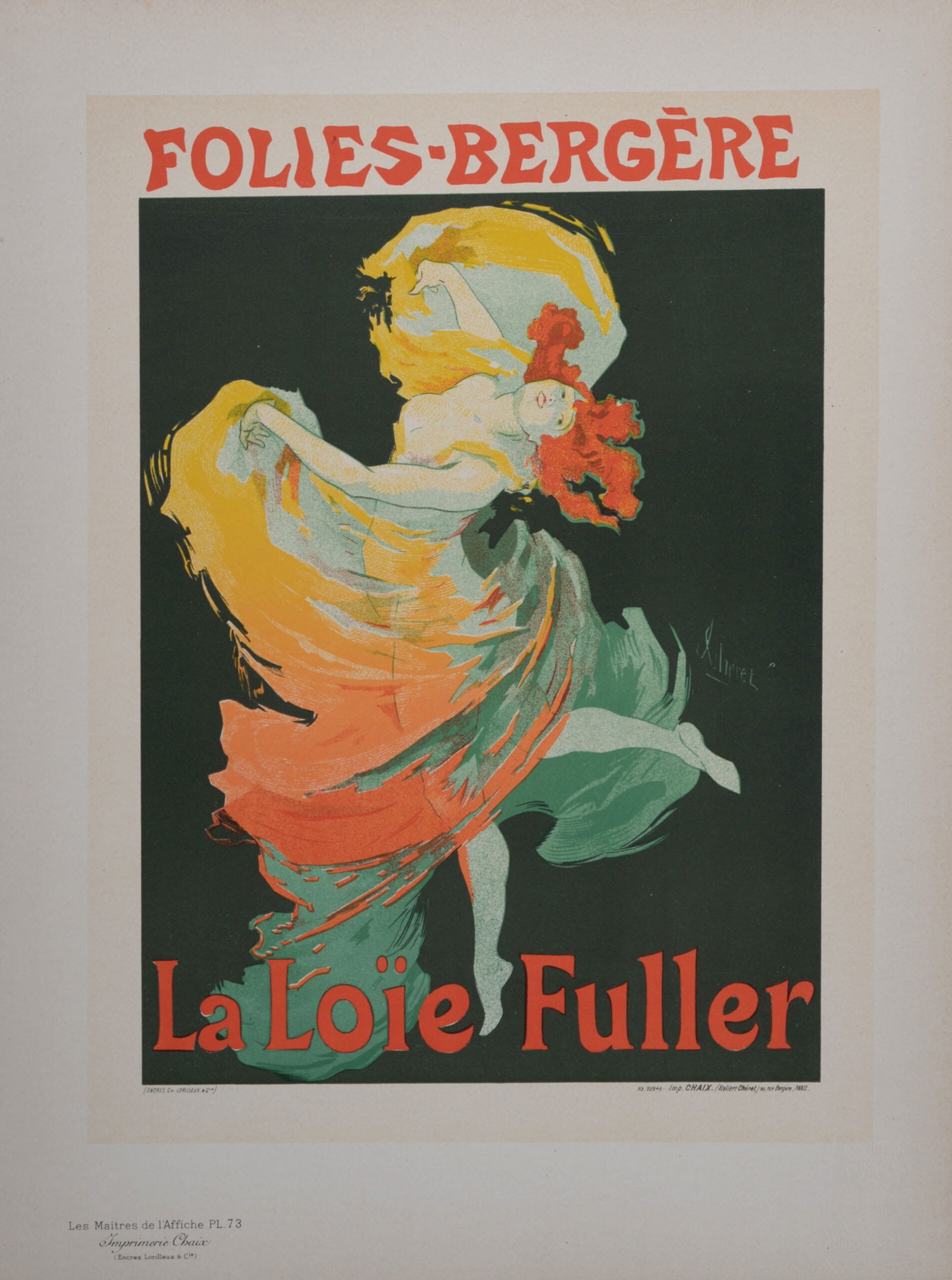 Jules Cheret : Les Maitres de l'Affiche - La Loie Fuller, 1897 (1 of 6)