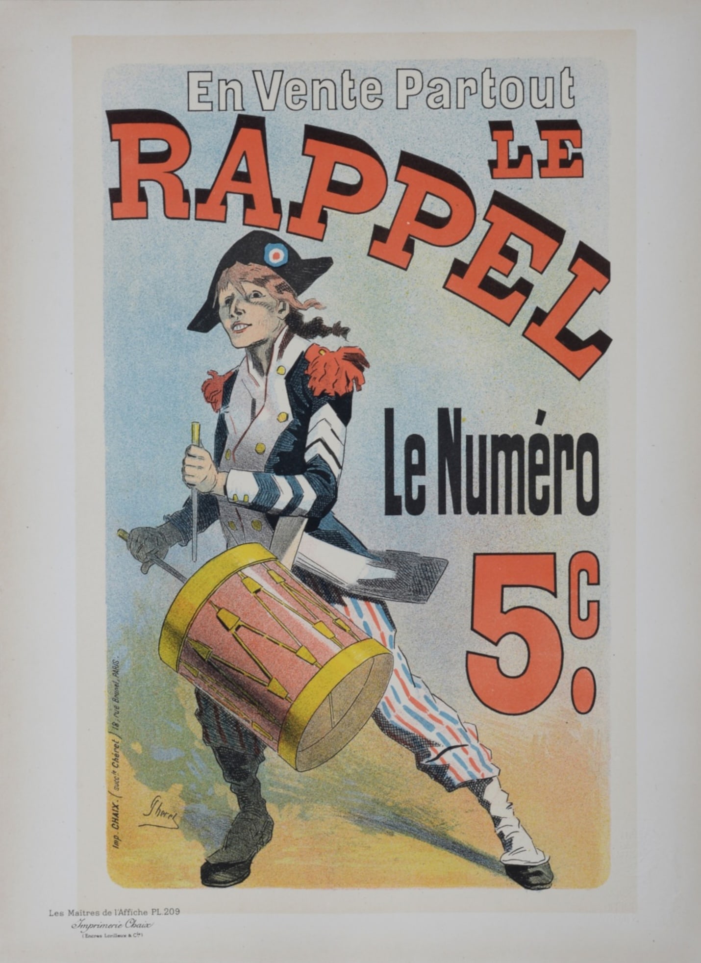 Jules Cheret : Les Maitres de L’Affiche - Journal "le Rappel", 1900 (1 of 5)