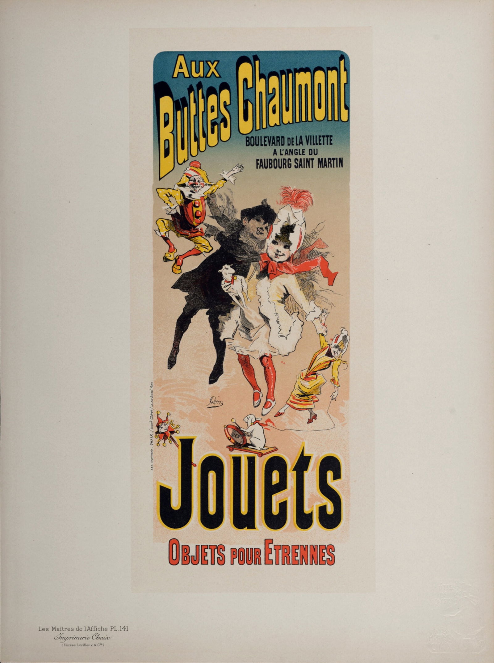 Jules Cheret : Les Maitres de L’Affiche - Aux Buttes Chaumont, 1899 (1 of 6)