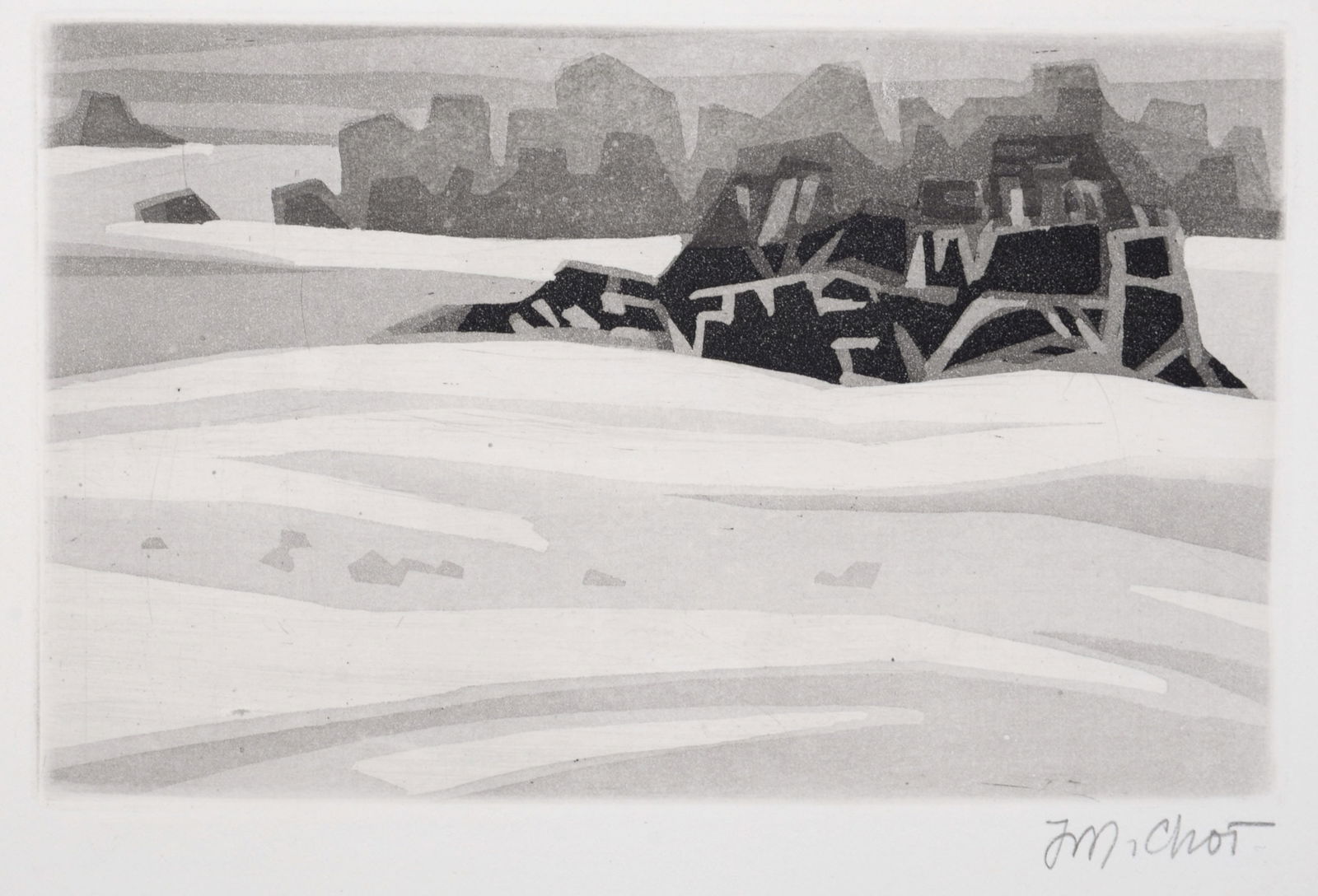 Maurice Chot-Plassot : Greeting card, 1997 - Hand-signed (1 of 5)