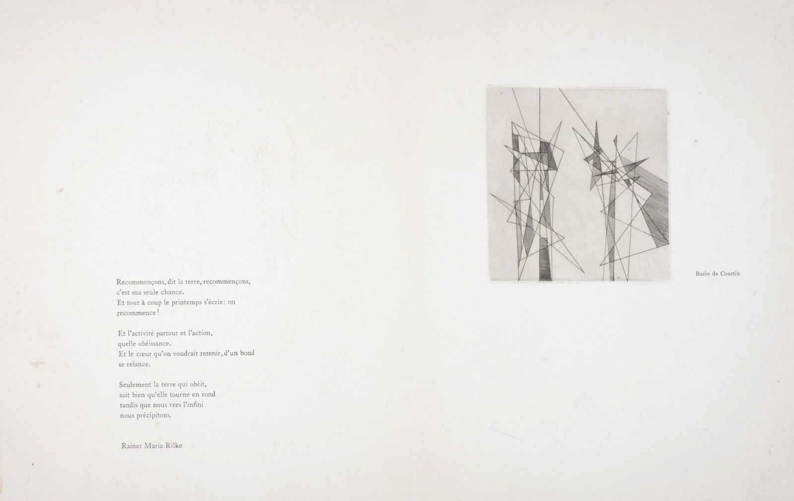 Pierre Courtin : Abstract Composition, 1955 (1 of 6)