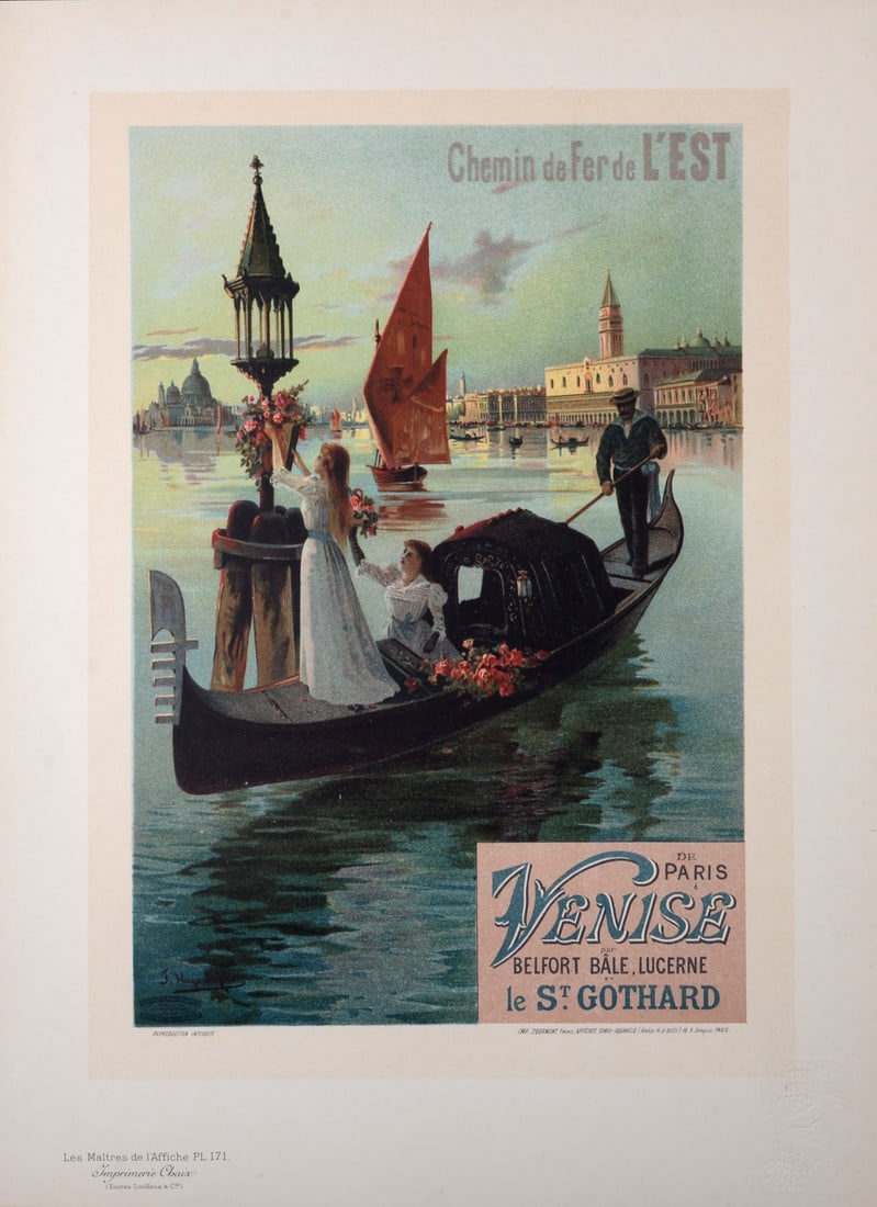 F. Hugo D'Alesi : Les Maitres de L’Affiche - Venise, 1899 (1 of 5)