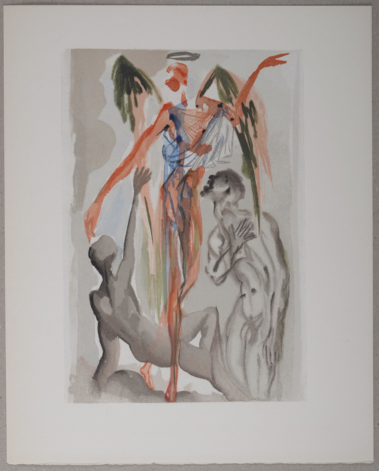 Salvador Dali : Le Paradis Terrestre, 1963: Salvador Dali (1904-1989)Le Paradis Terrestre, 1963Woodcut print on BFK Rives paper.A beautiful print by Salvador Dali!Dimensions:+Size of the sheet: 33 x 26,5 cm / 12,9 x 10,4 in.Issued from the Fren