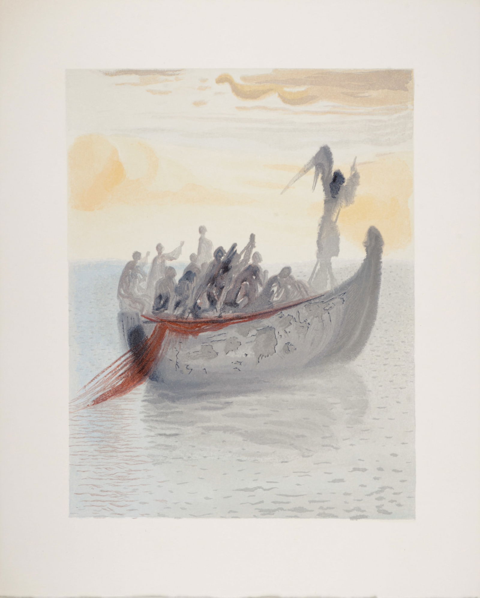 Salvador Dali : La Barque du Nocher, 1963 (1 of 5)