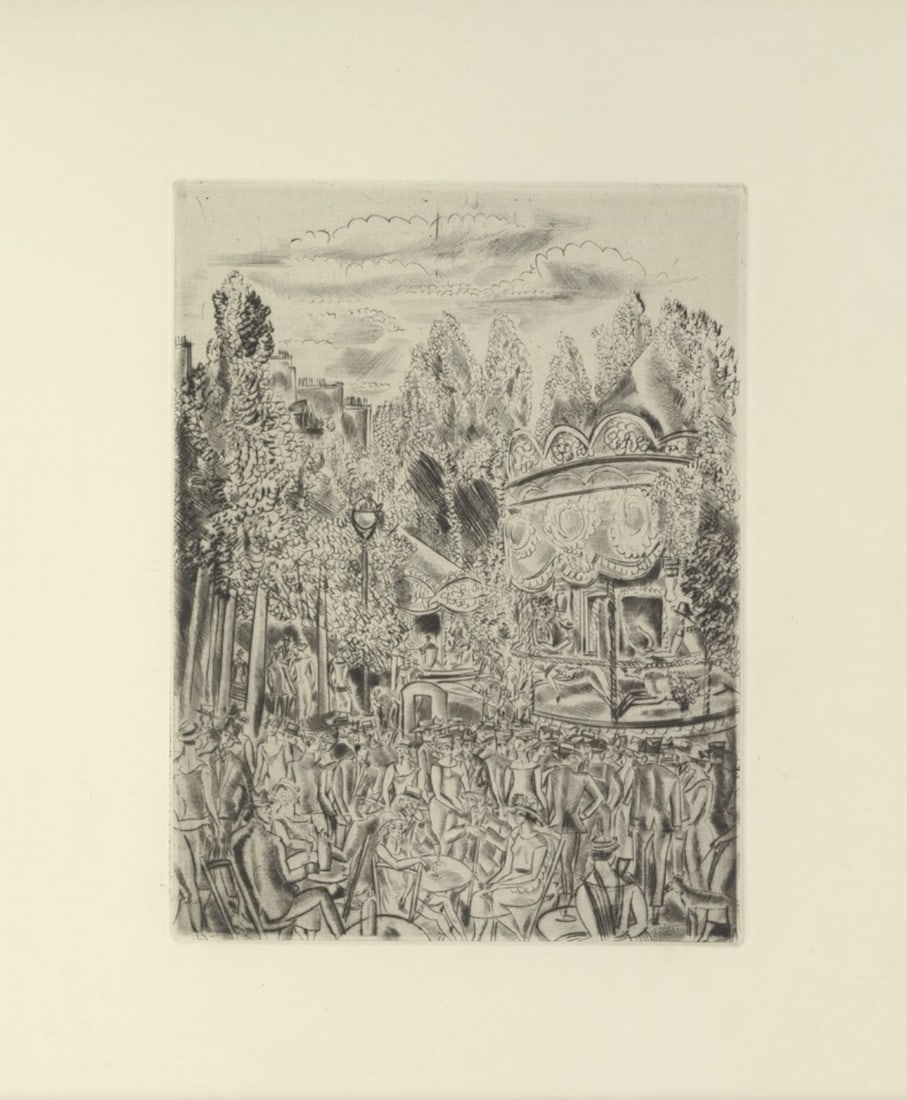 Hermine David : La Fete a Montmartre, 1927 (1 of 2)