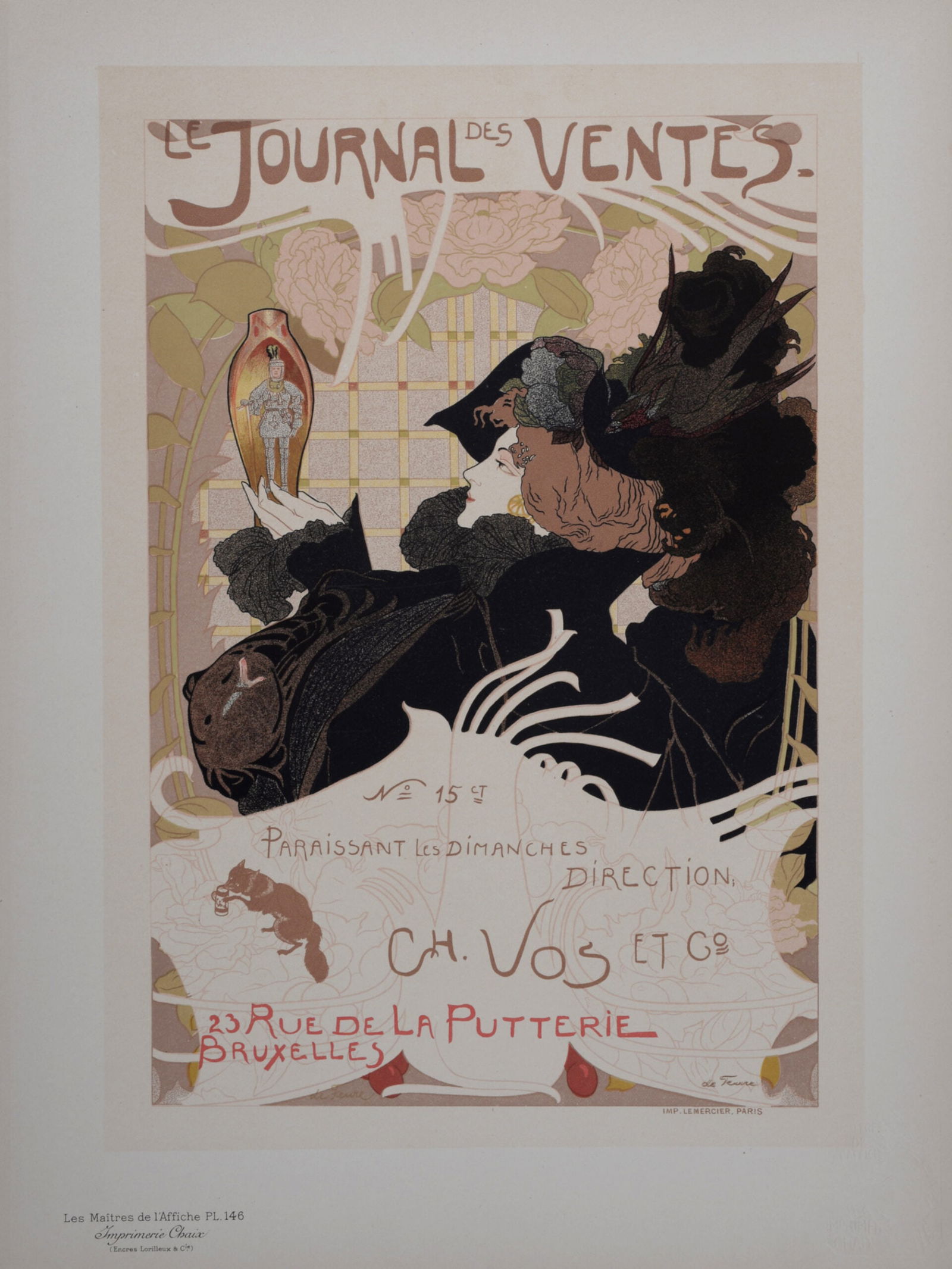 Georges De Feure : Les Maitres de l'Affiche - Le Journal des Ventes, 1899 (1 of 6)
